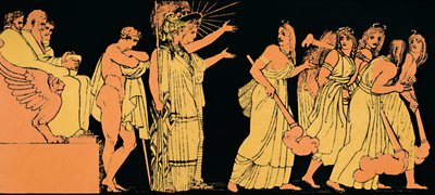 Furierne afgår, 1880 af Flaxman