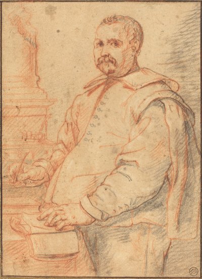 En lærd skrift af Flemish 17th Century