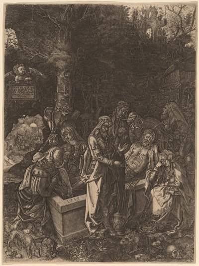 Begravelsen af Flemish 17th Century, style of Albrecht Dürer