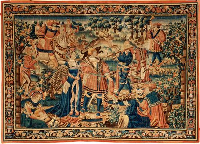 flamsk gobelin. 16. århundrede. af Flemish School