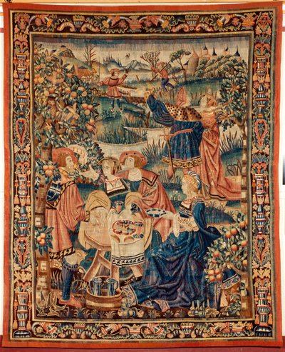 flamsk gobelin. 16. århundrede. af Flemish School