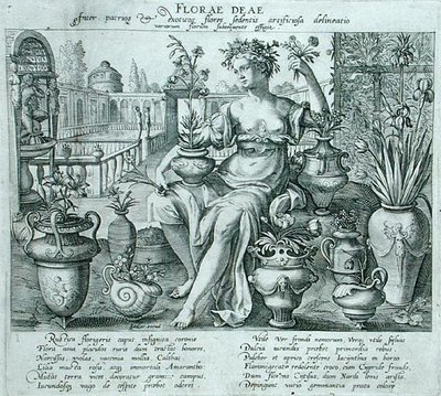 Flora (gravering) af Flemish School