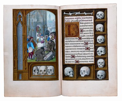 Folioer fra Rothschilds timebog, Gent eller Brugge, ca. 1505 af Flemish School