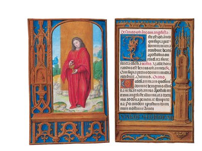 Folioer fra Rothschilds timebog, Gent eller Brugge, ca. 1505 af Flemish School