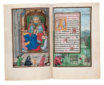 Folioer fra Rothschilds timebog, Gent eller Brugge, ca. 1505 af Flemish School