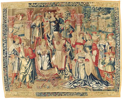Fransk-flamsk bibelsk tapet, ca. 1510-30 af Flemish School
