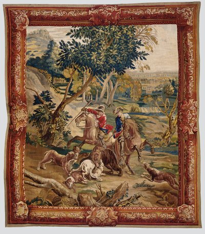 Jagttapet, sandsynligvis Bruxelles, første halvdel af 1700-tallet af Flemish School