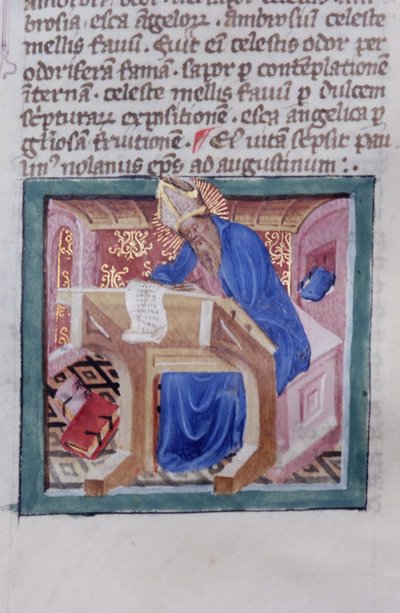 Ms Gen 1111 Page fra Legenda Aurea, Brugge, ca. 1400-10 af Flemish School