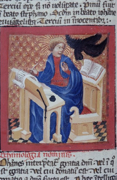 Ms Gen 1111 Page fra Legenda Aurea, Brugge, ca. 1400-10 af Flemish School