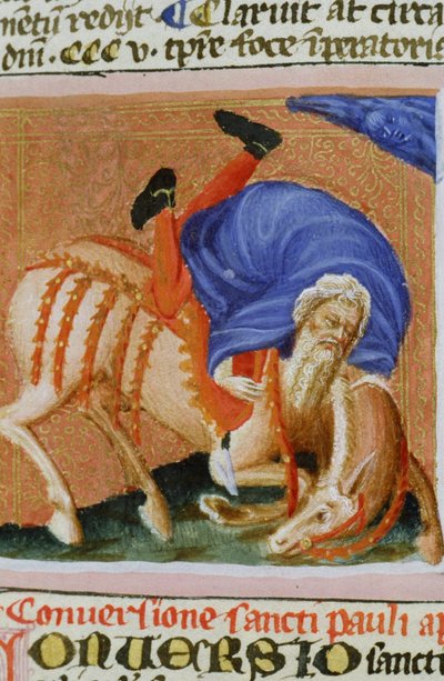 Ms Gen 1111 Page fra Legenda Aurea, Brugge, ca. 1400-10 af Flemish School