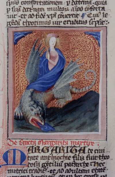 Ms Gen 1111 Page fra Legenda Aurea, Brugge, ca. 1400-10 af Flemish School