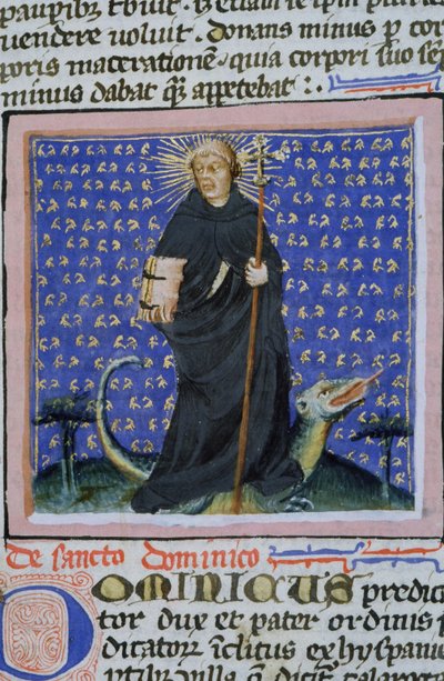 Ms Gen 1111 Page fra Legenda Aurea, Brugge, ca. 1400-10 af Flemish School