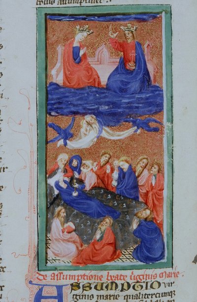 Ms Gen 1111 Page fra Legenda Aurea, Brugge, ca. 1400-10 af Flemish School
