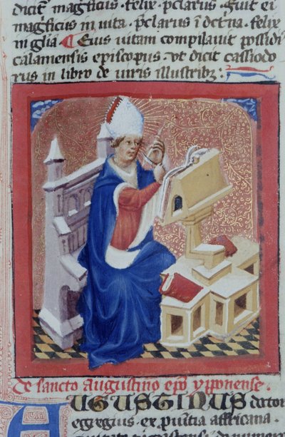 Ms Gen 1111 Page fra Legenda Aurea, Brugge, ca. 1400-10 af Flemish School