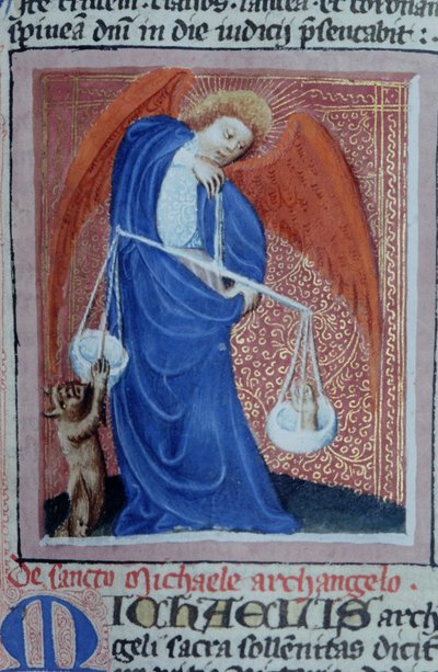 Ms Gen 1111 Page fra Legenda Aurea, Brugge, ca. 1400-10 af Flemish School