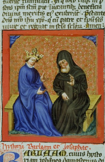 Ms Gen 1111 Page fra Legenda Aurea, Brugge, ca. 1400-10 af Flemish School