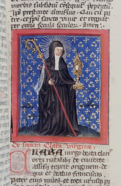 Ms Gen 1111 Page fra Legenda Aurea, Brugge, ca. 1400-10 af Flemish School