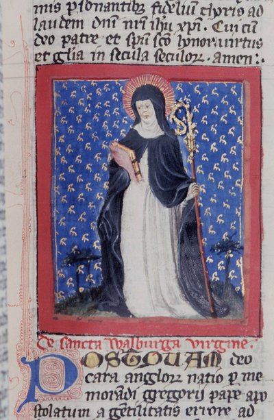 Ms Gen 1111 Page fra Legenda Aurea, Brugge, ca. 1400-10 af Flemish School