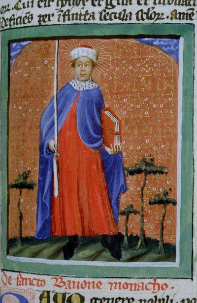 Ms Gen 1111 Page fra Legenda Aurea, Brugge, ca. 1400-10 af Flemish School