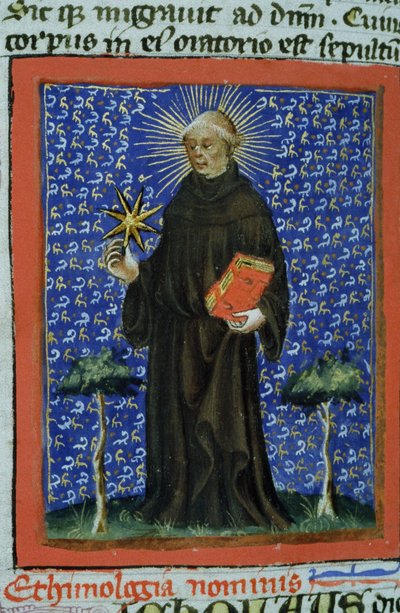 Ms Gen 1111 Page fra Legenda Aurea, Brugge, ca. 1400-10 af Flemish School