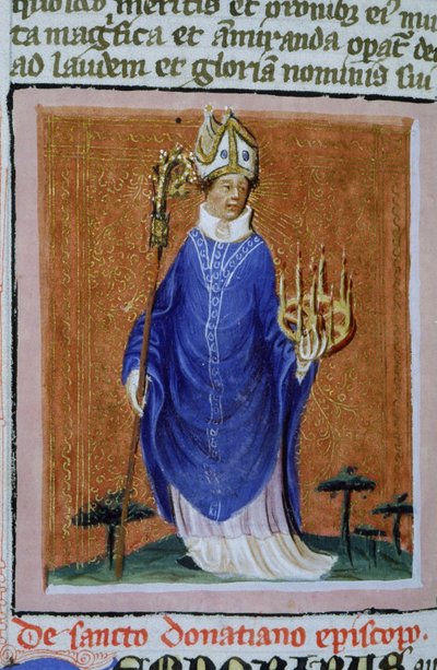 Ms Gen 1111 Page fra Legenda Aurea, Brugge, ca. 1400-10 af Flemish School