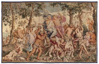 Mytologisk gobelin, slutningen af 1600-tallet af Flemish School