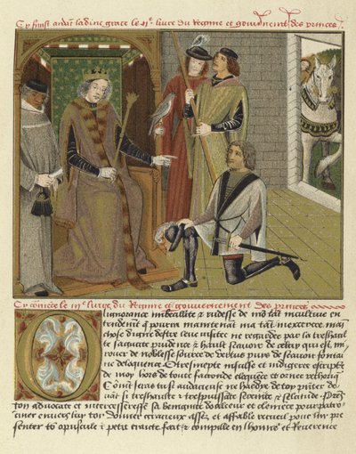Side fra Regime and Government of Princes af Flemish School