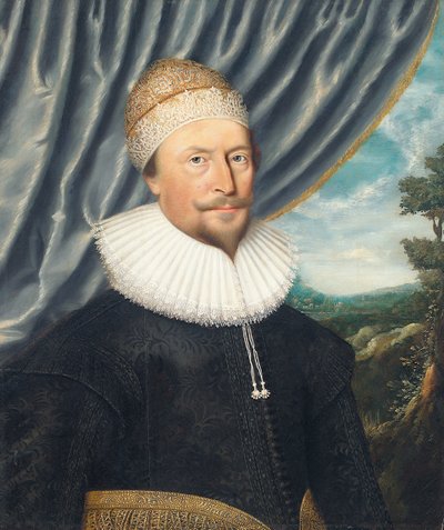 Portræt af Sir Giles Allington, ca. 1620 af Flemish School