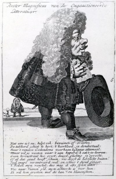 Rector Magnificus, 1668 af Flemish School