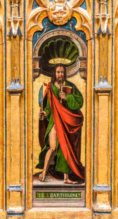 Relikviekiste, Sankt Bartholomæus (Bartholomæus) af Flemish School