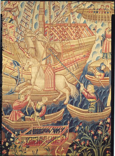 Vasco de Gamas ankomst af Flemish School