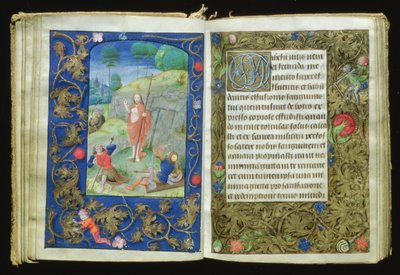 The Resurrection, miniature fra Stafford Prayer Book af Flemish School