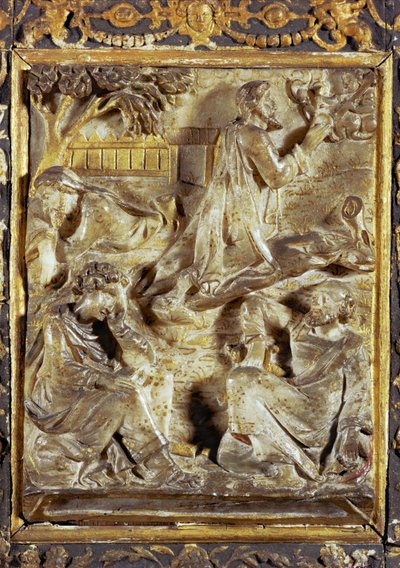 Natten i Getsemane ... (alabast) af Flemish School