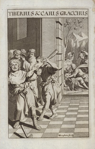 Tiberius og Caius Gracchus af Flemish School