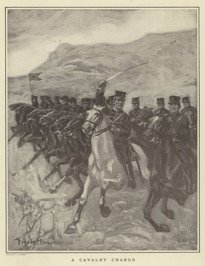 Et kavaleri angreb af Fletcher C. Ransom