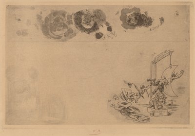 Belgian Border, Bill of Disorder (Frontiere de Belgique. Billet a Desordre) af Félicien Rops