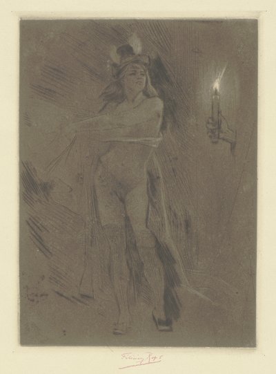 En kvindes hævn af Félicien Rops