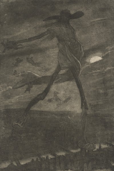 Satan sår ukrudt Satan sår ukrudt. af Félicien Rops