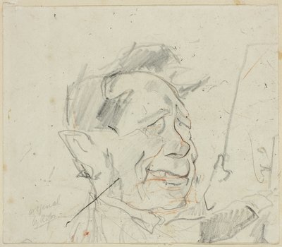 Skitse af Ferdinand Marinus af Félicien Rops