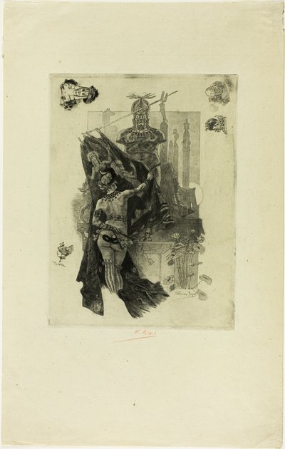 Sodomas beskedenhed af Félicien Rops