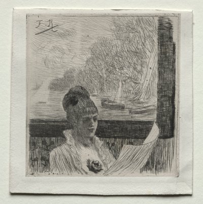 Ung kvinde. af Félicien Rops