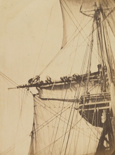 Duftende ombord på Astrée, 1871. af Félix Auguste Leclerc