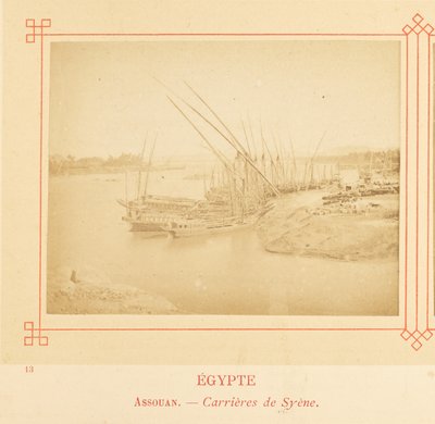 Aswan. - Syene stenbrud. af Félix Bonfils
