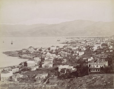 Beirut. Set fra American College, ca. 1870. af Félix Bonfils