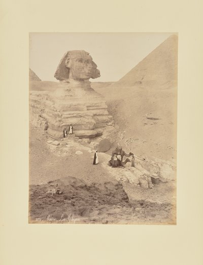 Kairo - Le Sphynx af Félix Bonfils