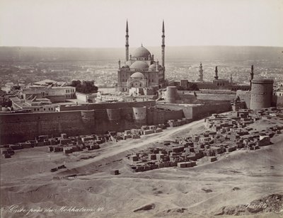 Kairo nær Mokkatam, 1870