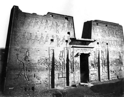 Edfu, Nubia, Egypten, 1878 af Félix Bonfils