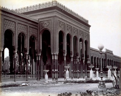 Gazirah-paladset i Kairo af Félix Bonfils