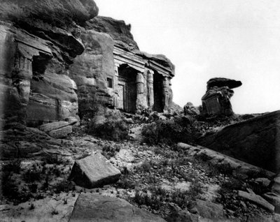 Gebel Silsileh, Egypten, 1878 af Félix Bonfils