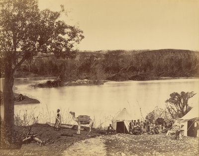 Le Jourdain [Jordanfloden] af Félix Bonfils